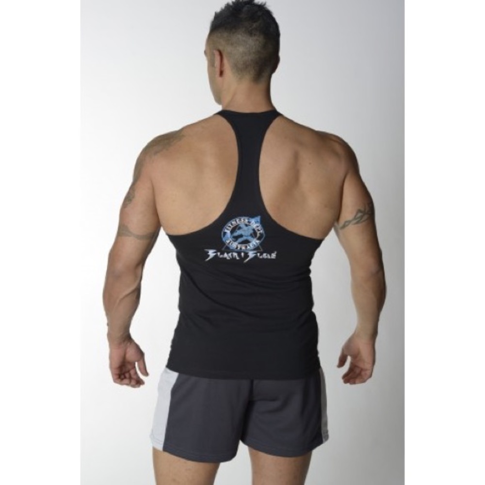 Men's t-back gym singlet